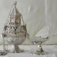 Antique Silver Thurible